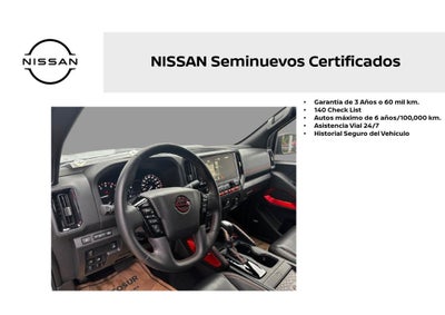 2025 Nissan Frontier V6 PRO-4X, V6, 3.8L, 310 CP, 4 PUERTAS, AUT, 4X4